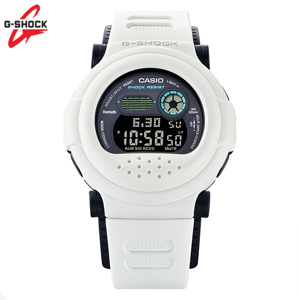 카시오 지샥 G-B001SF-7 화이트 자동시간보정 손목시계